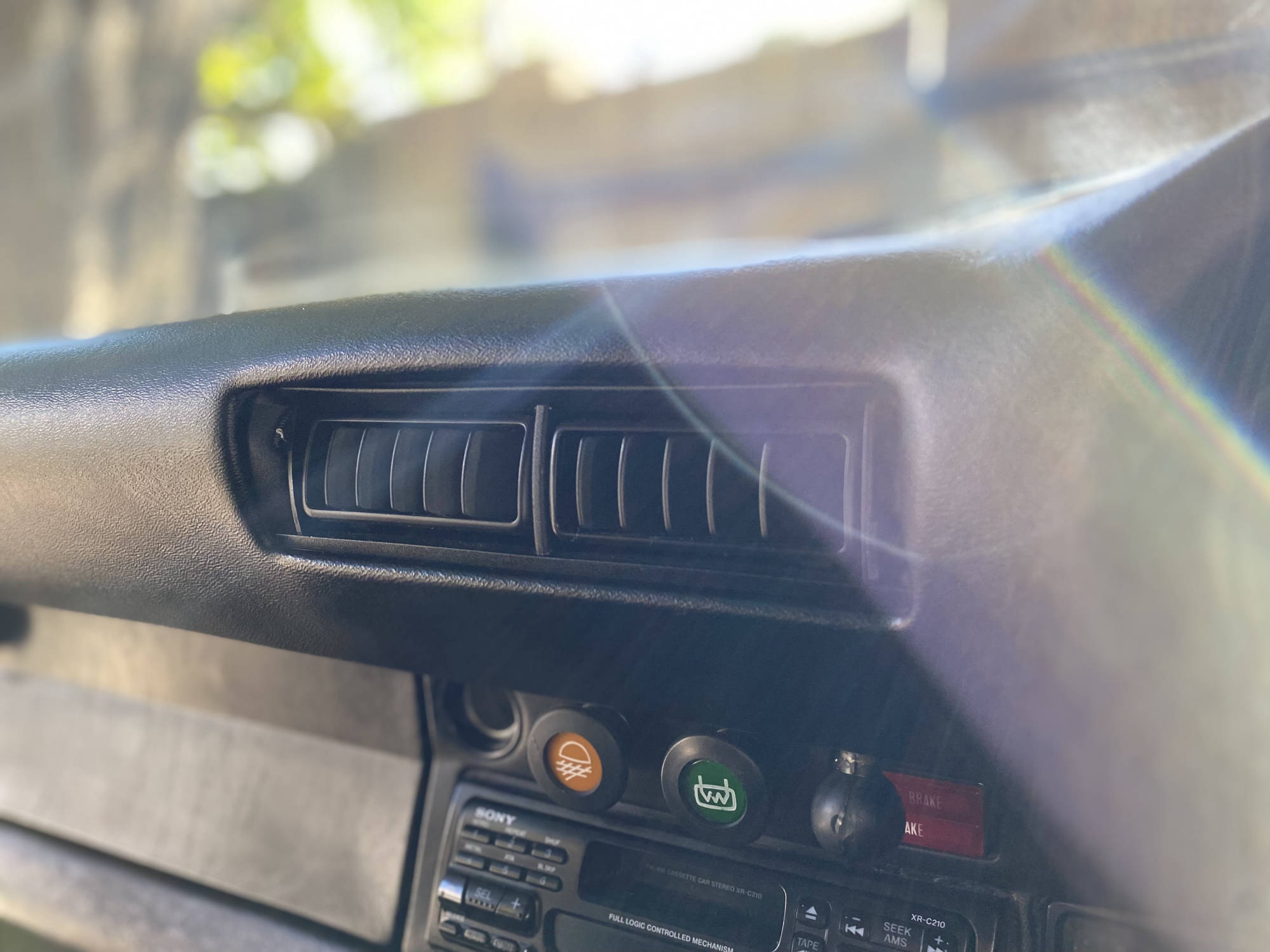 Porsche 930 Dash Detail
