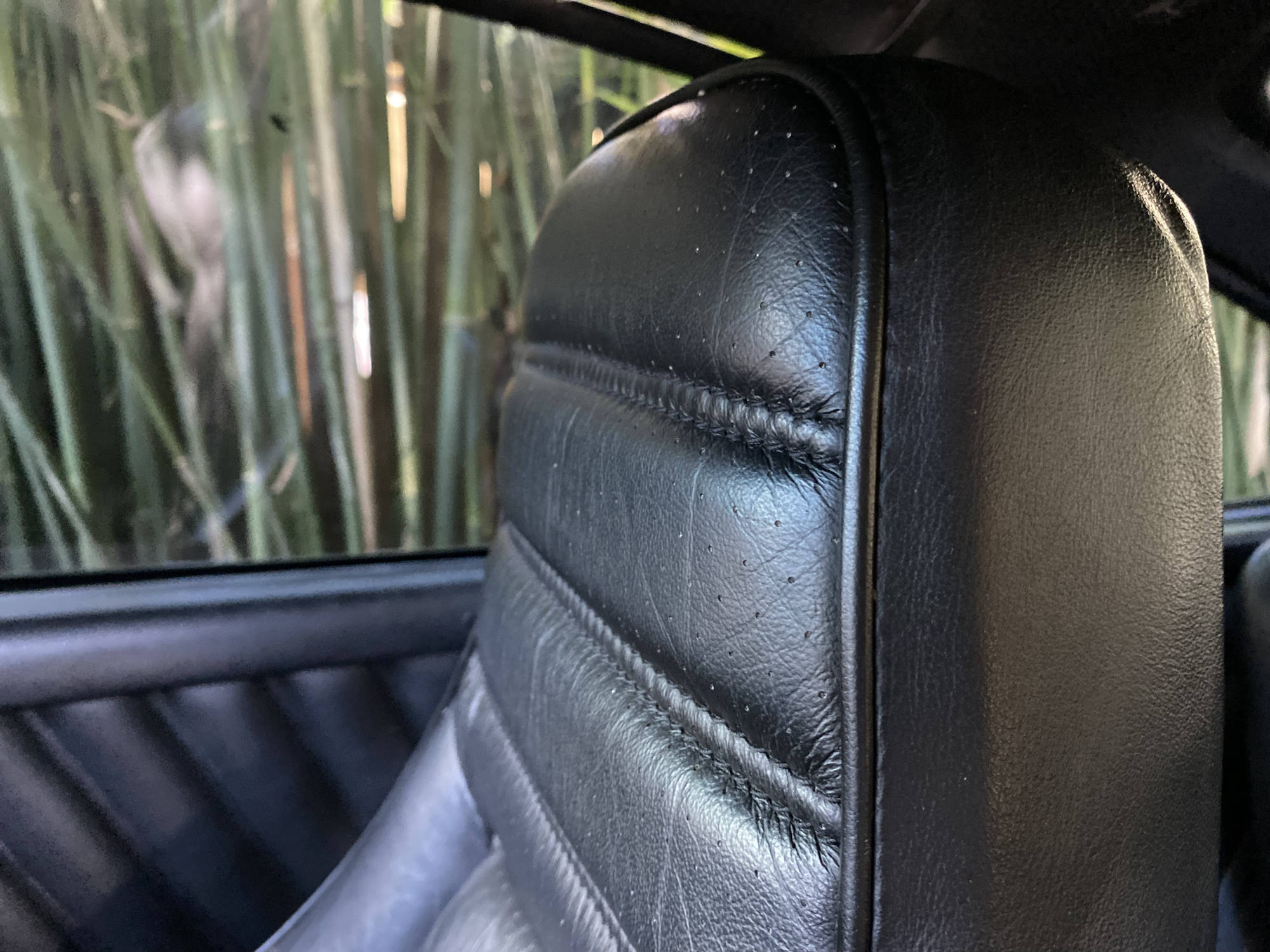 Porsche 930 Drivers Headrest Detail