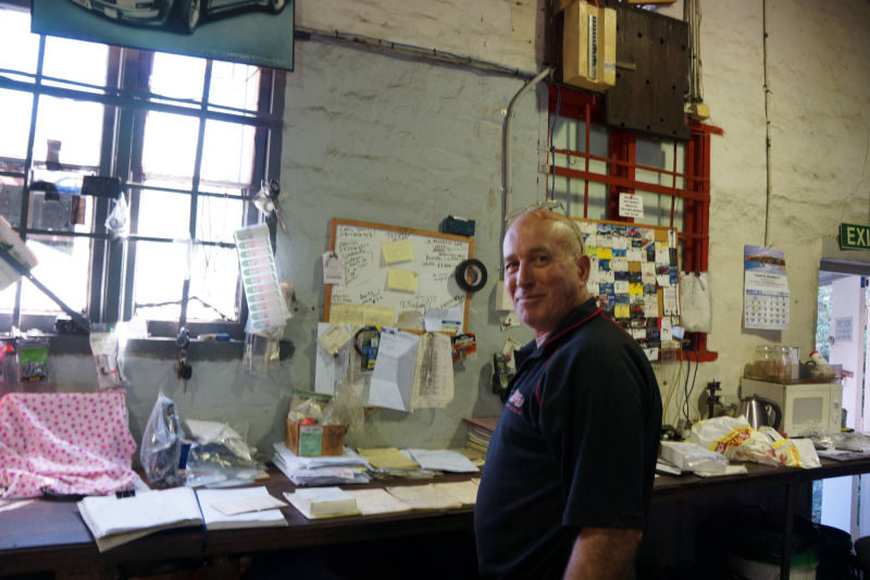 Carlos Cavaco in Glebe workshop