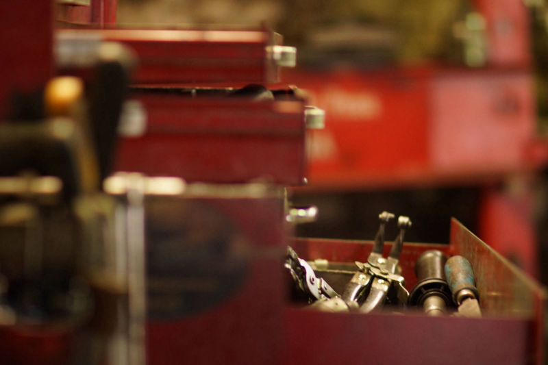 Classic car workshop