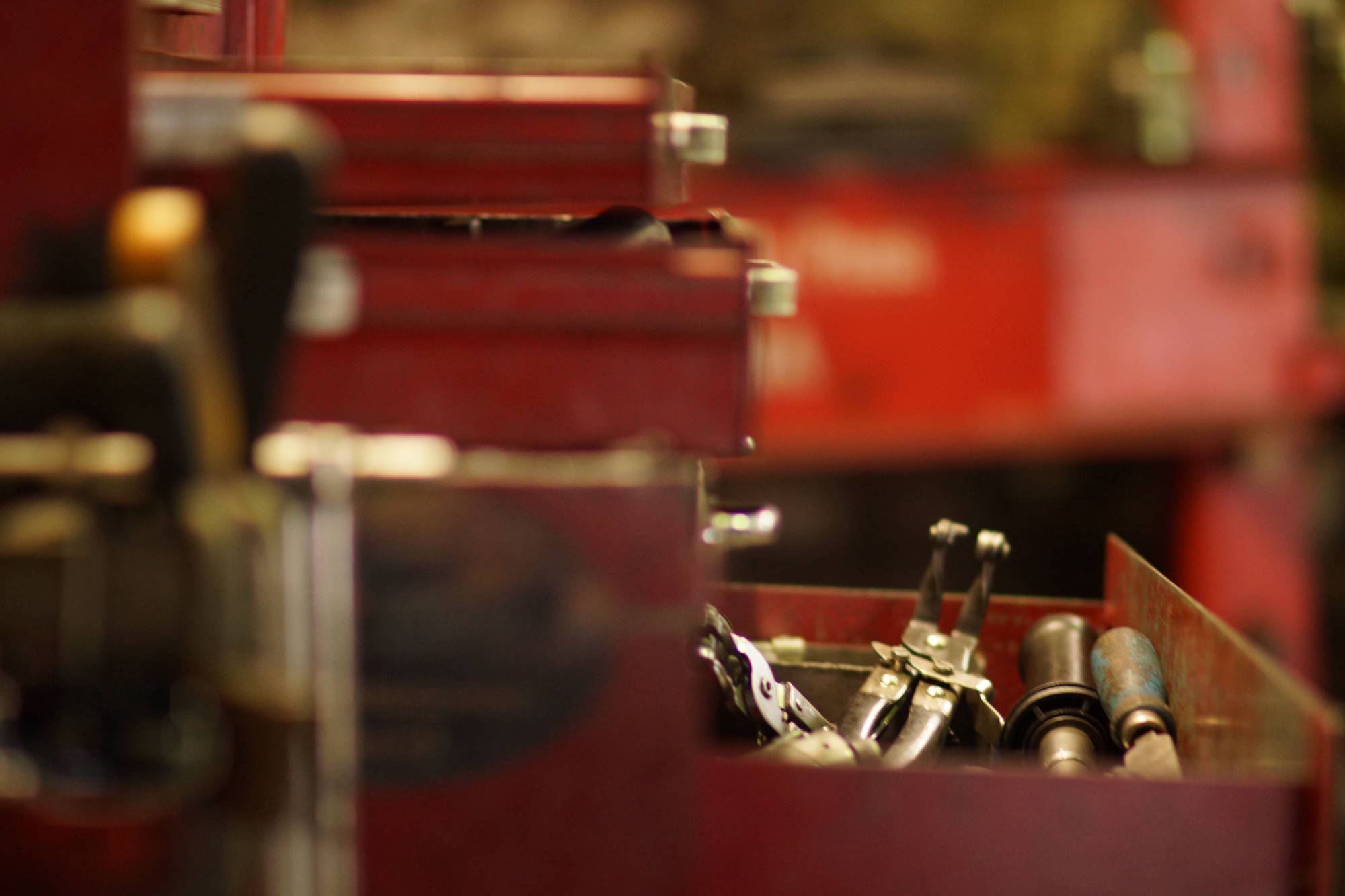 Classic car workshop