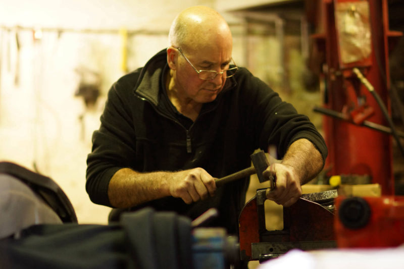Carlos Cavaco in Glebe workshop