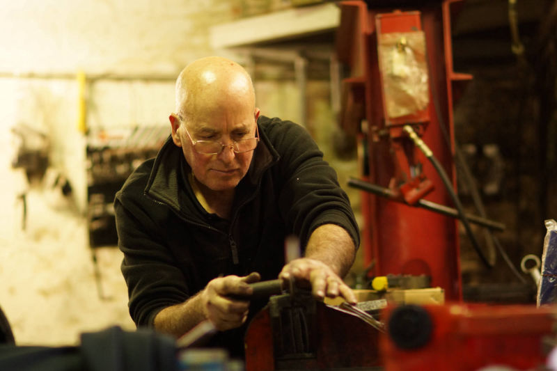 Carlos Cavaco in Glebe workshop