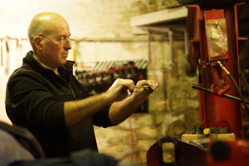Carlos Cavaco in Glebe workshop