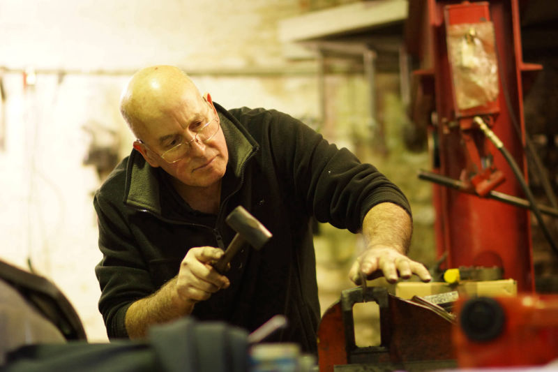 Carlos Cavaco in Glebe workshop