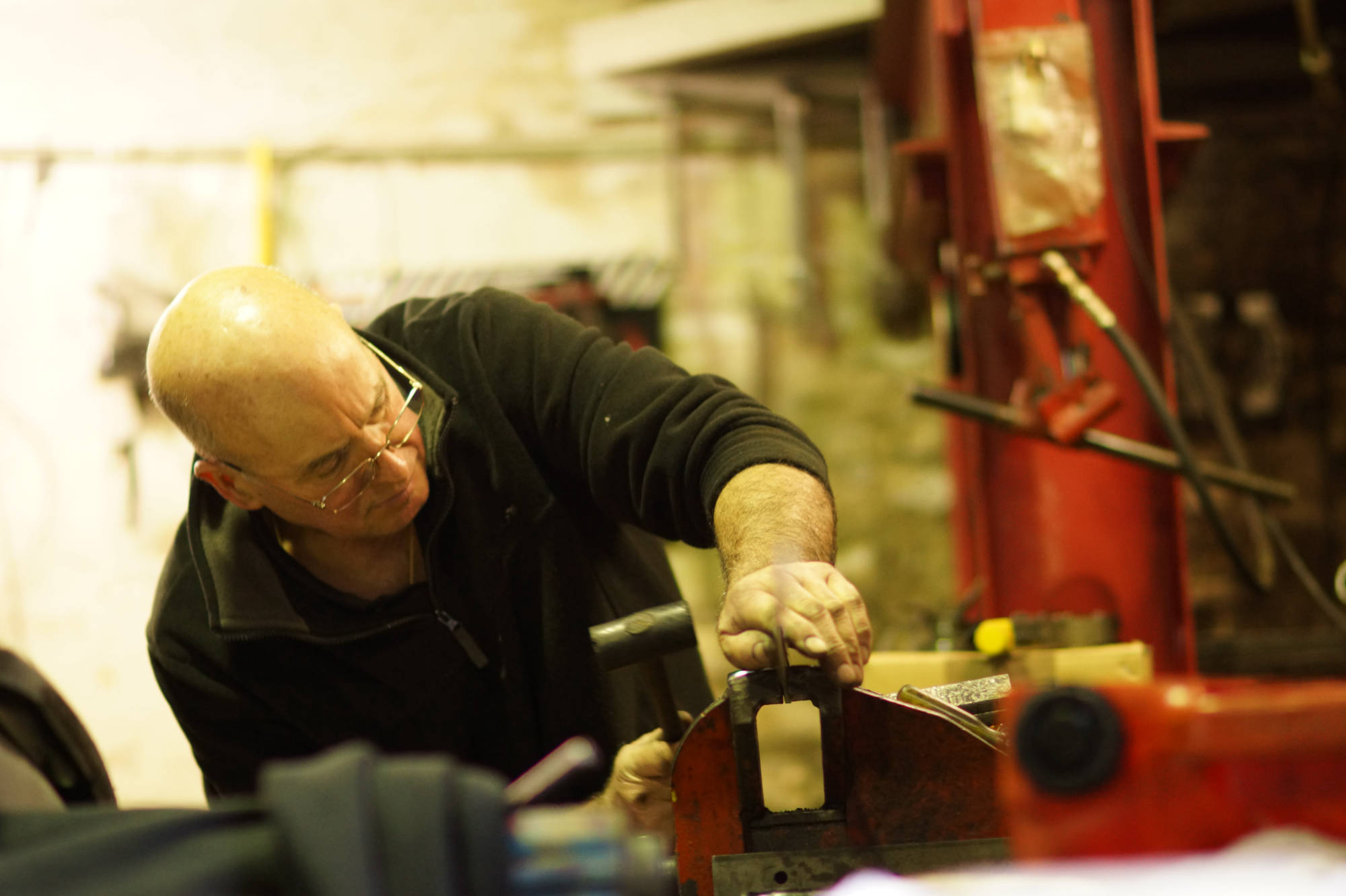Carlos Cavaco in Glebe workshop