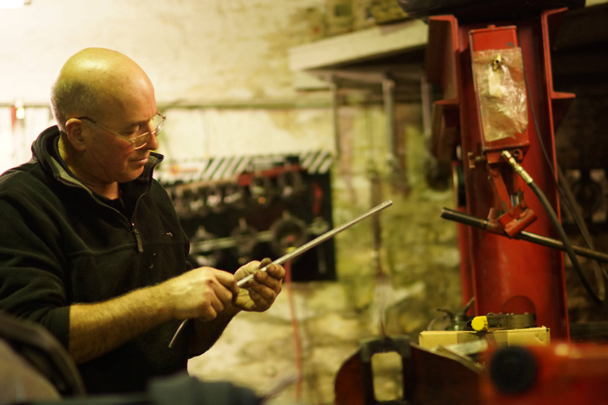 Carlos Cavaco in Glebe workshop