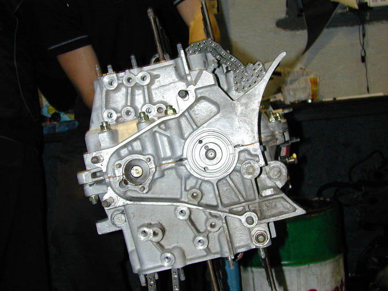 Porsche 930 crankcase assembly